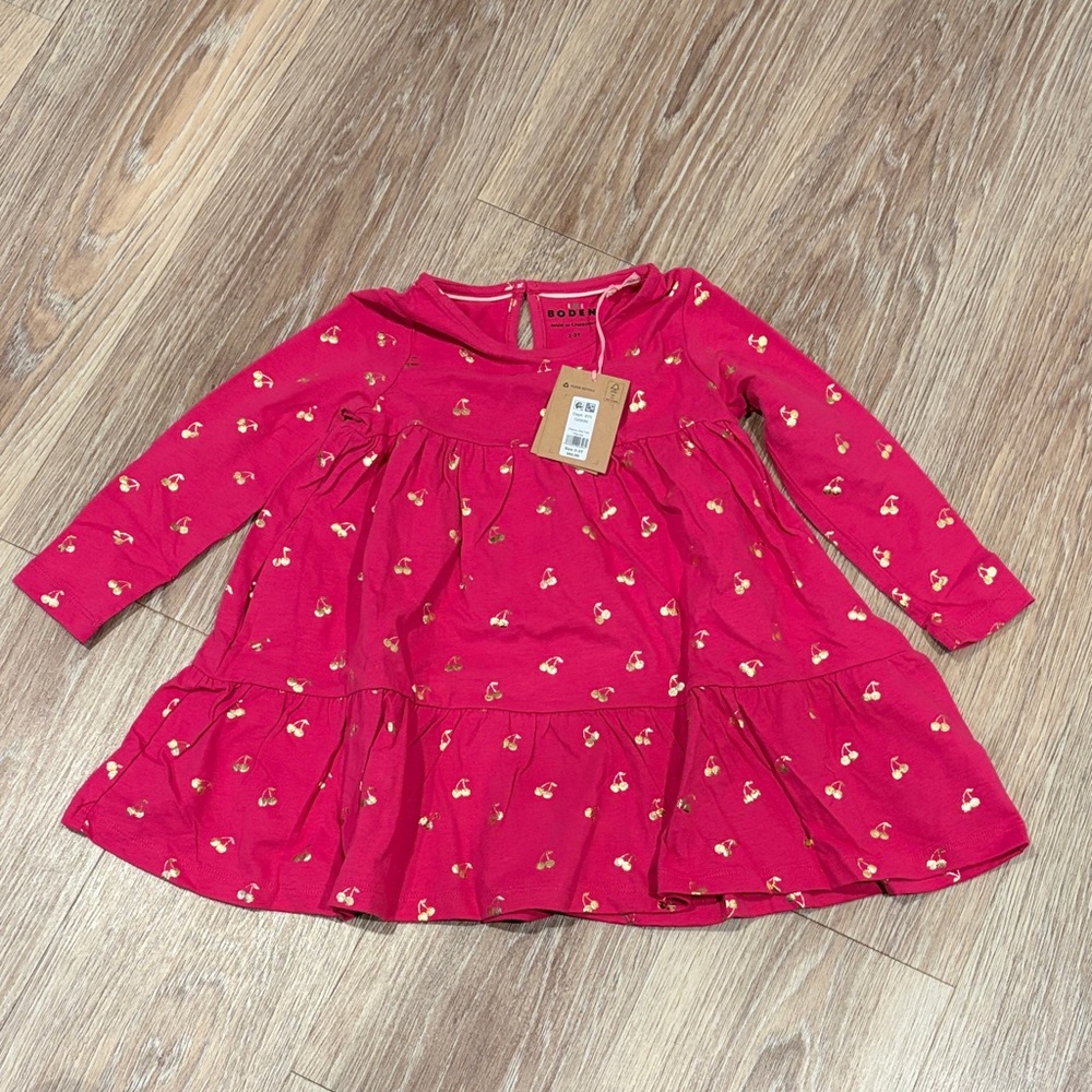 Mini Boden Ariel Long Sleeve Twirly Dress
Cherry Jam Foil Cherries